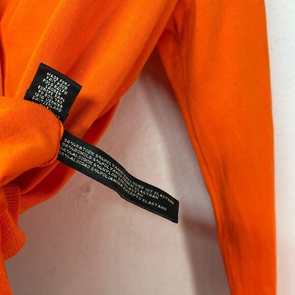 Ralph Lauren Black Label ladies cardigan sweater large orange everyday casual - Picture 6 of 10